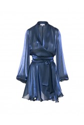 MIX AND MATCH Savina Royal Blue Dress Μπλε Φόρεμα